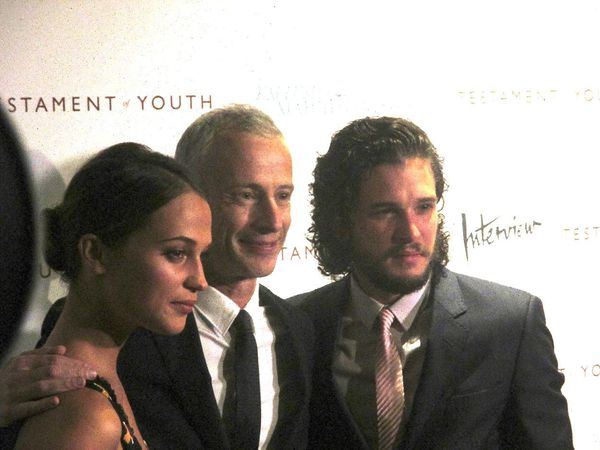 Testament Of Youth stars Alicia Vikander and Kit Harington with director James Kent